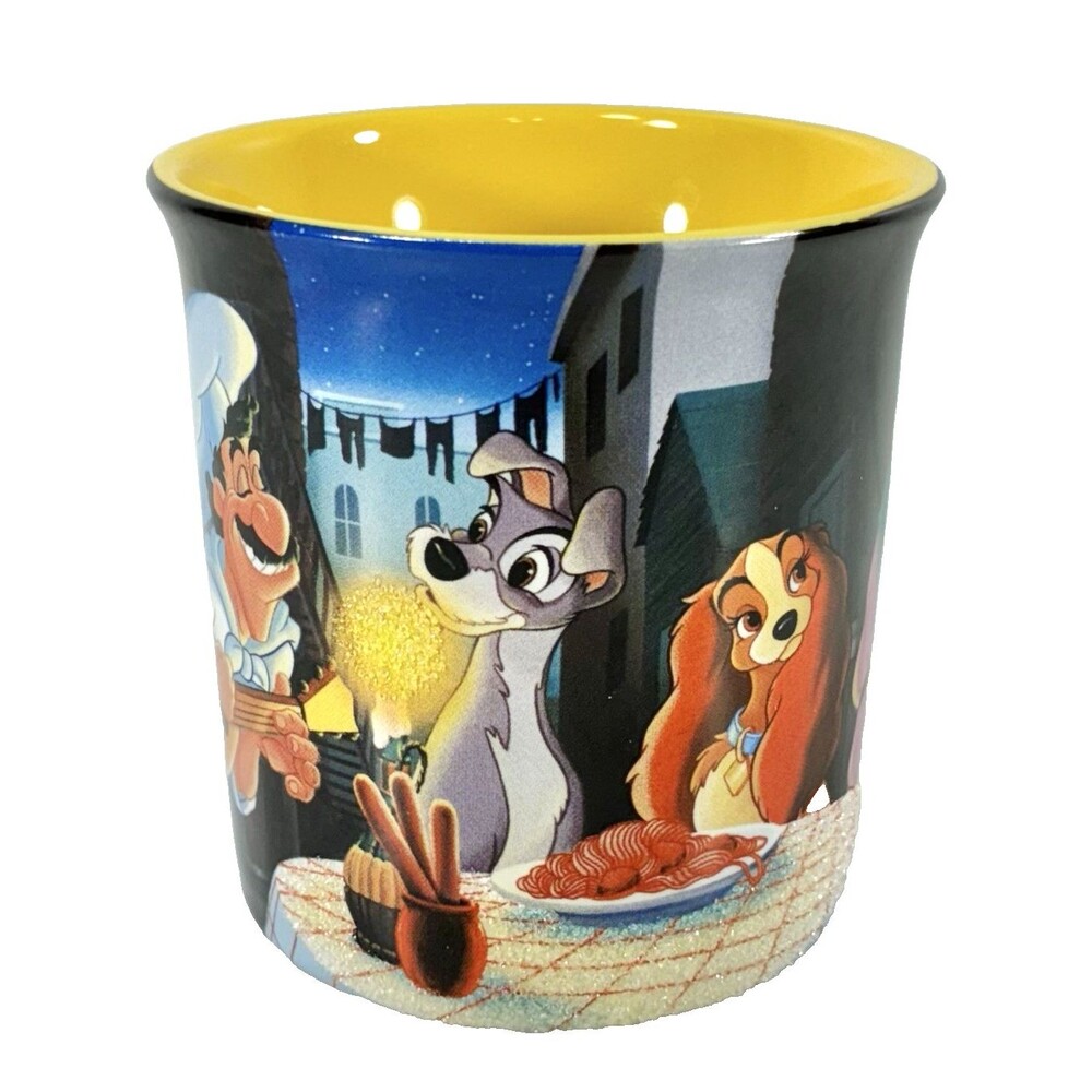 Authentic Disney Parks Lady and the Tramp Ceramic Beverage Collectible Mug
